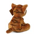 Rappa Plush cat sitting red 14 cm ECO-FRIENDLY